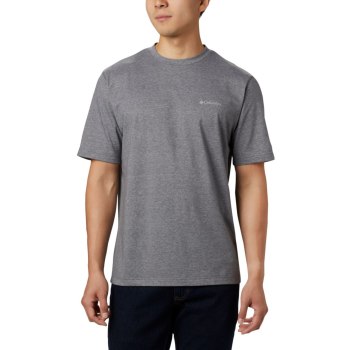 Columbia Thistletown Park Crew, Camiseta Grises Para Hombre | 265187-ISY